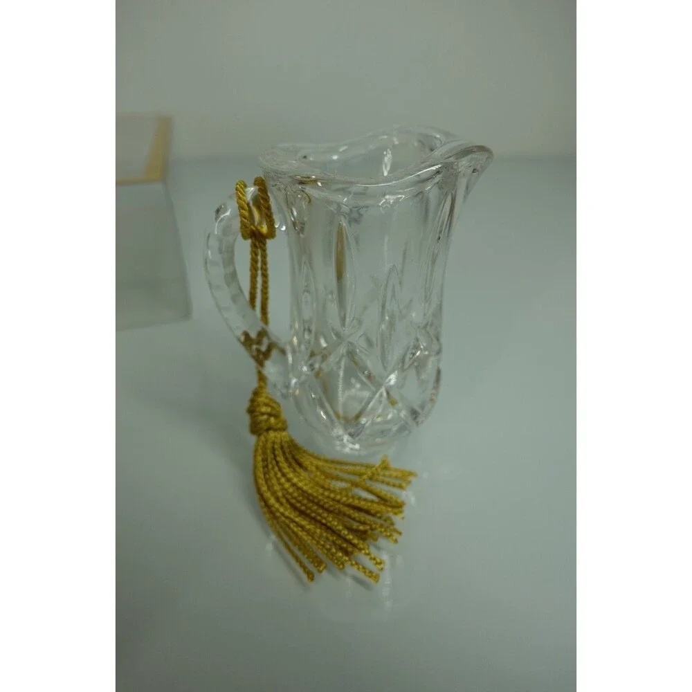 Gorham Mini Lady Anne Pitcher Christmas Ornament Made in Germany w/ Gold Tassel